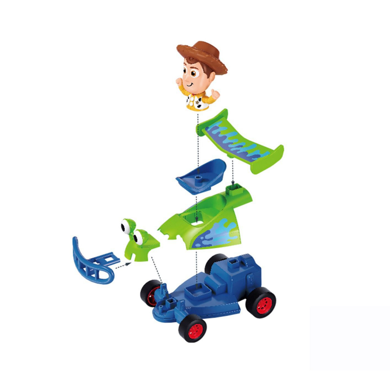 Juguete Carro de carreras de fricción - Woody 7 piezas