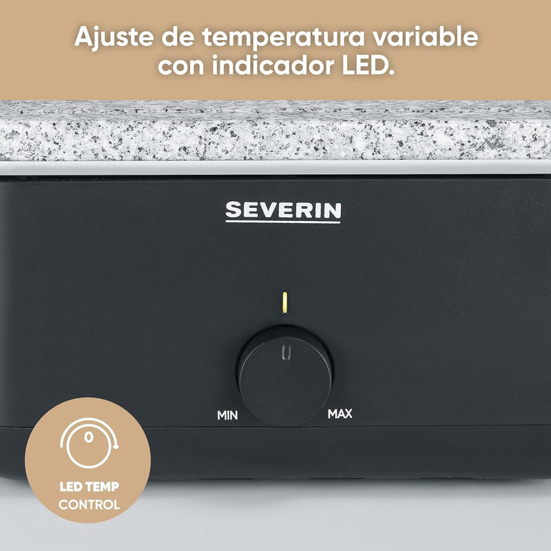 Parrilla Raclette grill con piedra natural RG 2366