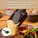 Parrilla Raclette grill con piedra natural RG 2366