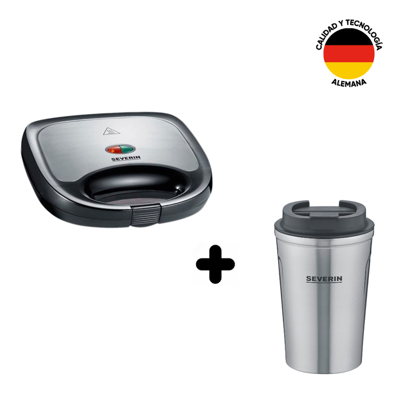 Sandwichera SA 2969 + Vaso térmico severin
