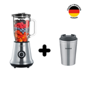 Licuadora acero inox de 1L. + Vaso térmico SEVERIN