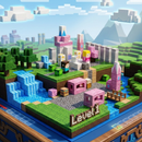 Juego de Bloques Magnéticos Pink Castle - 100 Piezas