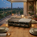 Parrilla Raclette grill con piedra natural RG 2366