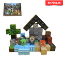 Juego de Bloques Magnéticos Dinosaur Land - 80 Piezas