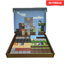 Juego de Bloques Magnéticos Dinosaur Land - 80 Piezas