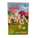 Juego de Bloques Magnéticos Pink Castle - 100 Piezas